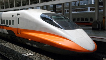 30 dieser Shinkansen sind in Taiwan im Einsatz. | Bild: SWR/Hagen von Ortloff