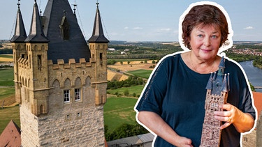 Blanca Knodel ist Deutschlands einzige Türmerin und wohnt im wohl höchsten und ältesten Tiny House: im Blauen Turm Bad Wimpfen. Auf 53 m² hat sich für sie ein Lebenstraum erfüllt. | Bild: SWR