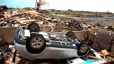 Verwüstungen im Ort Joplin im US-Bundesstaat Missouri im Mai 2011. | Bild: Autentic GmbH/BR/Getty Images/Julie Denesha