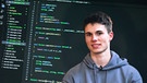 Nils Gödicke, 2. Bachelor Semester im Fach „IT Security“ an der Hochschule Esslingen | Bild: Bayerischer Rundfunk/BR/Noel Chojnacki