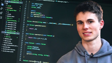 Nils Gödicke, 2. Bachelor Semester im Fach „IT Security“ an der Hochschule Esslingen | Bild: Bayerischer Rundfunk/BR/Noel Chojnacki