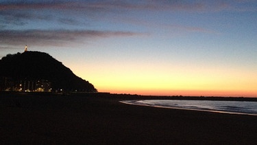 Der Sonnenuntergang in der Bucht von San Sebastián ist ein Muss für jeden ERASMUS-Studenten | Bild: Marie-Luise Domke