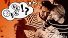 Studierende Mutter mit Baby im Arm beim Lernen | Bild: BR, colourbox.com; Montage: BR