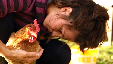 Verena Tiermedizinstudentin mit Kind | Bild: BR