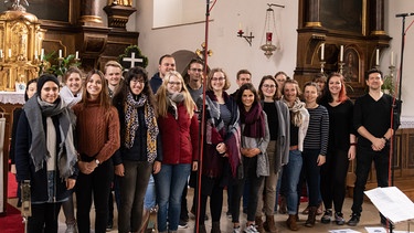 Produktion Weihnachts-CD | Bild: Valentin Nowak, Katholische Universität Eichstätt-Ingolstadt