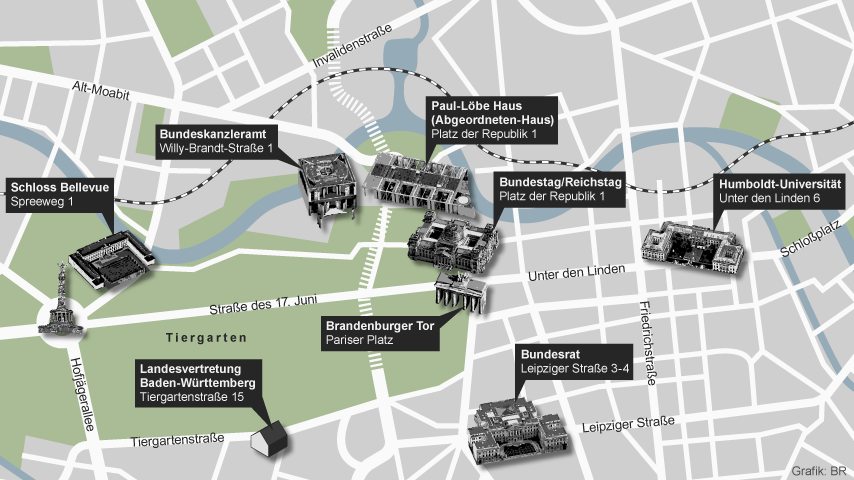 Karte Regierungsviertel Berlin | goudenelftal