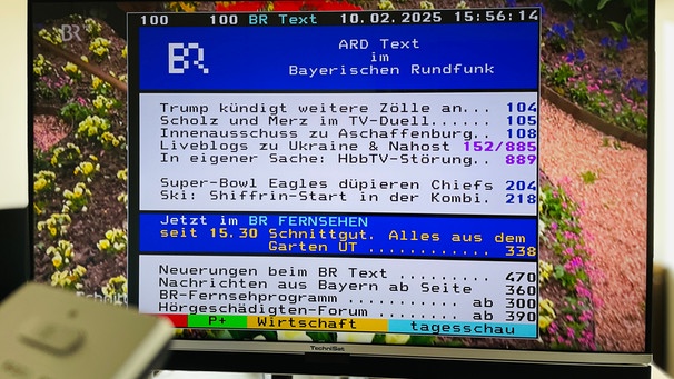 Deutschland, München, ARD Text im BR Fernsehen | Bild: BR/Ingrid Mitterhummer