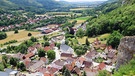 Blick von der Burgruine auf Sternberg und Niederfellendorf in der Fränkischen Schweiz! | Bild: Ottmar Müller, Untermerzbach, 17.07.2023