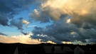 Mystische Abendwolken über Tröstau. | Bild: Günter Lorke, Tröstau, 30.07.2023