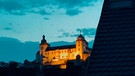 Blick auf die Festung vor dem Gewitter | Bild: Lieselore Fischer, Würzburg, 17.08.2023