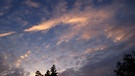 "Morgenrot - schlecht-Wetter-Bot", sagt ein Sprichwort. Es gab zwar tagsüber Wolken, aber keinen Regen, d.h. so ganz stimmte das Sprichtwort diesmal nicht. | Bild: Ragnhild Rummel, Erlangen, 14.09.2023