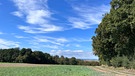 Unterwegs bei Remlingen im Landkreis Würzburg, der fränkische Himmel strahlt. | Bild: Moni Dürr, Mainbernheim, 16.09.2023