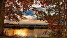 Am Abend gab es nochmal Sonnenleuchten pur, hier am Main Donau Kanal. | Bild: Reinhold Schaufler, Nürnberg, 30.10.2023