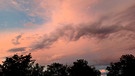 Der etwas andere Sonnenuntergang am Main nahe Bischberg. Auch das schlechtere Wetter hat seine guten Momente. | Bild: Josef Kröner, Bischberg, 24.05.2024