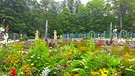 Ein schöner Nachmittag bei den Wasserspielen in der Bayreuther Eremitage. Die Sommerblumen bringen die richtige Farbe ins Bild. | Bild: Uwe Fößel, Bayreuth, 11.06.2024