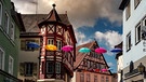 Da kann das Wetter machen, was es will, ob Sonne oder Regen, ein Schirm hält dagegen. | Bild: Karl Schönherr, Marktbreit, 24.06.2024