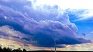 Gewitterwolken. Auch diese sind faszinierend und ein Bestandteil unserer Natur. Aufgenommen bei Neuses an der Regnitz im Landkreis Forchheim.  | Bild: Sebastian Fischer, Forchheim, 29.06.2024
