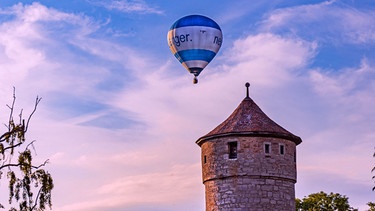 Heißluftballon über Rothenburg | Bild: Robert Schumann, Uffenheim, 01.07.2024