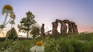Nachbildung von Stonehenge im fränkischen Tiefenpölz, östlich von Bamberg. | Bild: Stefan Schedel, Kronach, 17.07.2024
