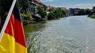 Klein-Venedig in Bamberg vom Schiff aus betrachtet. | Bild: Kerstin Mahr, Wassermungenau, 09.09.2024