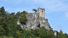 Burgruine Neideck am Morgen. | Bild: Jürgen Degen, Nürnberg, 11.09.2024