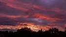 Sieht aus, wie ein Gemälde: Der wunderschöne Abendhimmel über Nürnberg-Katzwang. | Bild: Erhard Prölß, Nürnberg, 16.09.2024