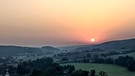 Sonnenaufgang bei Emskirchen. | Bild: Ralf Kuchlbauer, Wiesenttal, 18.09.2024