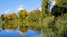 Gestern gegen Mittag: Der Bad Windsheimer Kochsweiher bei noch bestem Wetter. | Bild: Frank Wiemer, Bad Windsheim, 30.09.2024