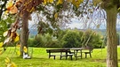 Herbststimmung in Massendorf. | Bild: Kerstin Mahr, Wassermungenau, 05.10.2024