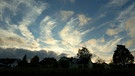 Zerrissene Abendwolken über Tröstau | Bild: Günter Lorke, Tröstau, 07.10.2024