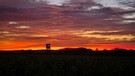 Smol wieder a Sunnaaufgong aus Poppenwind: Morgenrot schlecht Wetterbot? Trotzdem schee | Bild: Ottmar Walter, Poppenwind, 08.10.2024