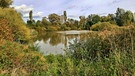 Herbststimmung auf der Vogelinsel im Altmühle. | Bild: Karl Schwarz, Schwabach, 17.10.2024