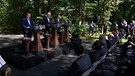 Pressekonferenz der Präsidenten der USA, Südkoreas und Japans | Bild: Bayerischer Rundfunk 2023