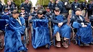 Mehrere Rollstuhlfahrer | Bild: Bayerischer Rundfunk 2024
