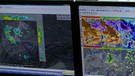 Monitore mit Wetterkarten | Bild: Bayerischer Rundfunk 2024