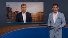 BR24 Moderator Till Nassif im Gespräch mit dem bayerischen Ministerpräsident Markus Söder | Bild: Bayerischer Rundfunk 2024