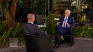 Bundespräsident Steinmeier im Gespräch mit BR-Chefredakteur Christian Nitsche | Bild: Bayerischer Rundfunk 2024