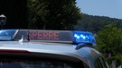 Signal Sperre auf einem Polizeiauto | Bild: Bayerischer Rundfunk 2024