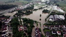 Ein überflutetes Dorf | Bild: Bayerischer Rundfunk 2024