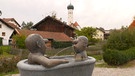 Skulptur in Münsing | Bild: Bayerischer Rundfunk 2023