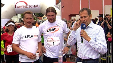 Moderation bei LAUF10! | Bild: Bayerischer Rundfunk 2024