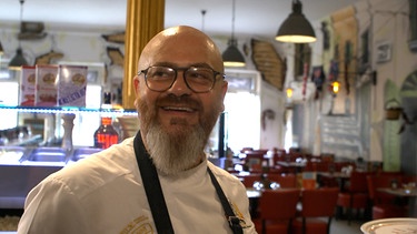 Gaspare Squitieri - Sein Lokal wure dals "Beste Pizzeria in Deutschland" ausgezeichnet. | Bild: Bayerischer Rundfunk 2024