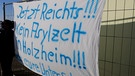 Protestschild | Bild: Bayerischer Rundfunk 2023