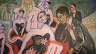 Ausschnitt des Gemäldes "Tanz im Varieté" von Ernst Ludwig Kirchner | Bild: Bayerischer Rundfunk 2024