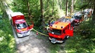 Waldbrandgefahr: Üben für den Katastrophenfall | Bild: Bayerischer Rundfunk 2023