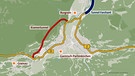 Kramertunnel - Baufirma kündigt Vertrag | Bild: Bayerischer Rundfunk 2023