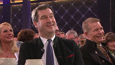 Markus Söder auf dem Nockherberg 2019 | Bild: Bayerischer Rundfunk