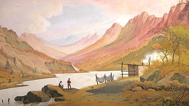 Warum hatte der Niederländer August Knip, u.a. der Zeichenlehrer des jungen Napoleon III., seine zwischen 1830 und 1847 gemalte norwegische Fjordlandschaft mit einem rosa Schleier überzogen? Geschätzter Wert: 800 bis 1.200 Euro  | Bild: Bayerischer Rundfunk