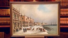 Venedig im Schnee - ein seltenes Ereignis, laut Signatur festgehalten um 1857 vom Maler Carlo Grubacs. Ob das zusammenpasst, wissen die Experten von "Kunst + Krempel" im österreichischen Herzogenburg. | Bild: Bayerischer Rundfunk 2022