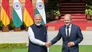 Kanzler Scholz in Indien | Bild: Bayerischer Rundfunk 2024